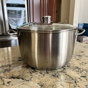 Stainless steel stockpot